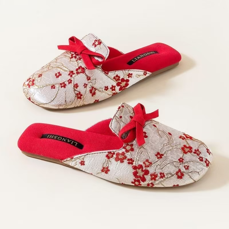 Sandal Rumah Baotou Motif Sutr - Ethnic Fabric ulasan dan harga