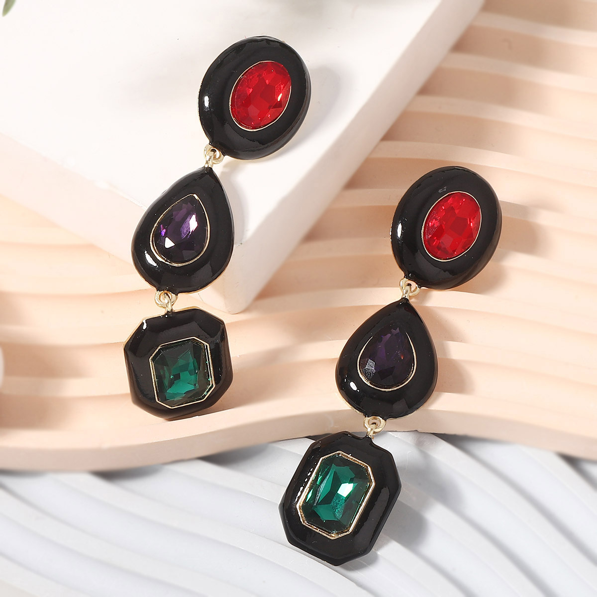 Anting-anting tetesan air mata - Ethnic Chic Fashion ulasan dan harga