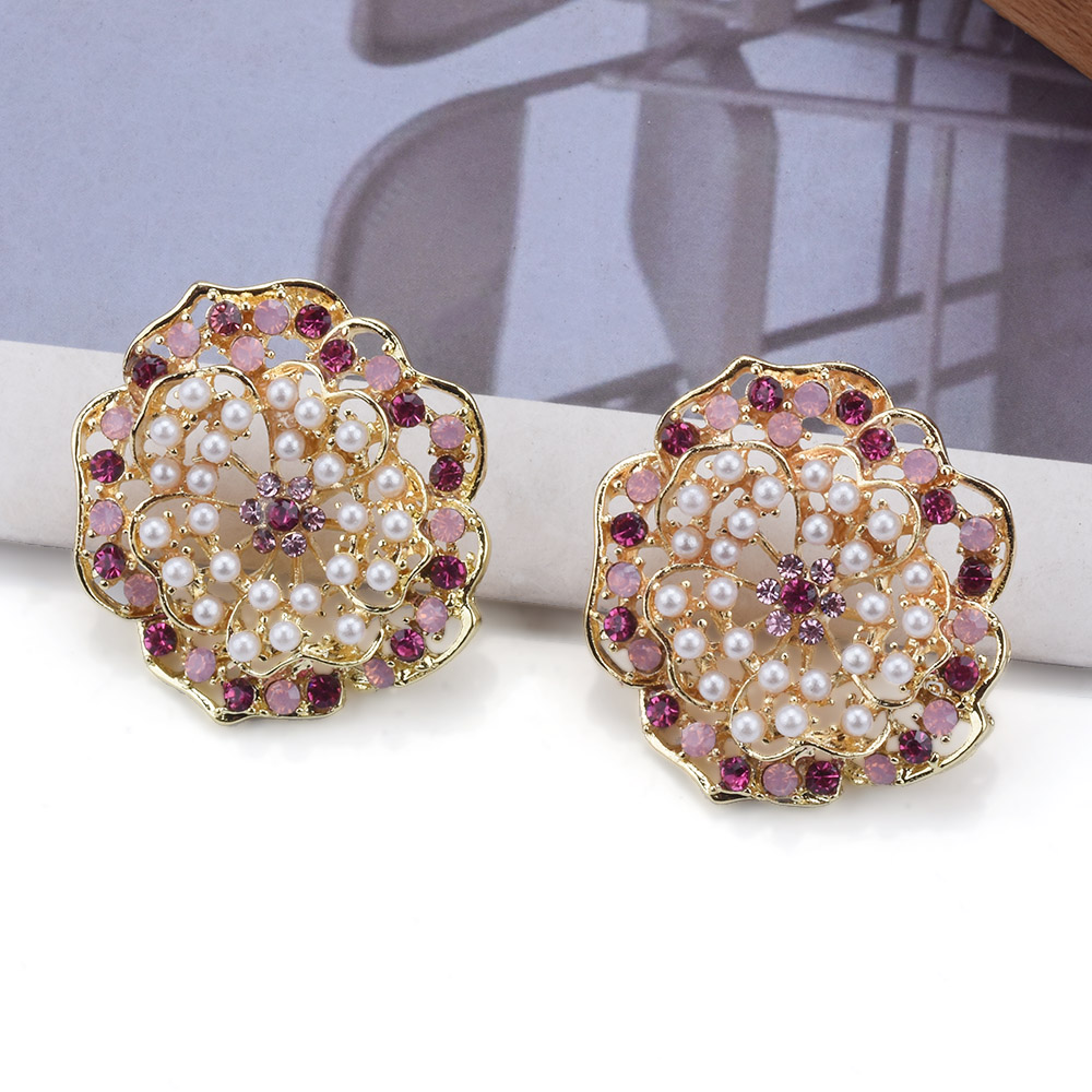 Anting-anting bentuk bunga log - Ethnic Fashion Trends 2025 ulasan dan harga