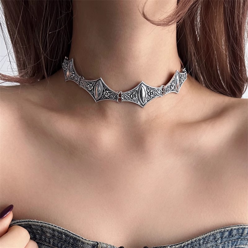 Kalung Choker Hip Hop Punk Boh - Fashion Show Ethnic Wear ulasan dan harga