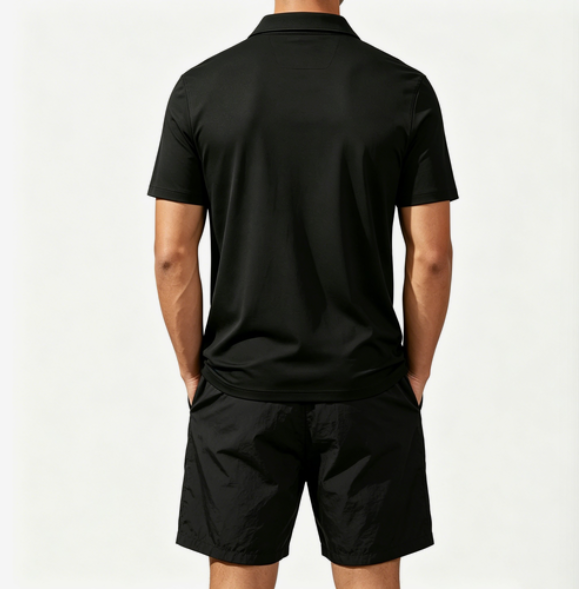 Setelan Kaos Polo Lengan Pende - Ethnic Fabric ulasan dan harga