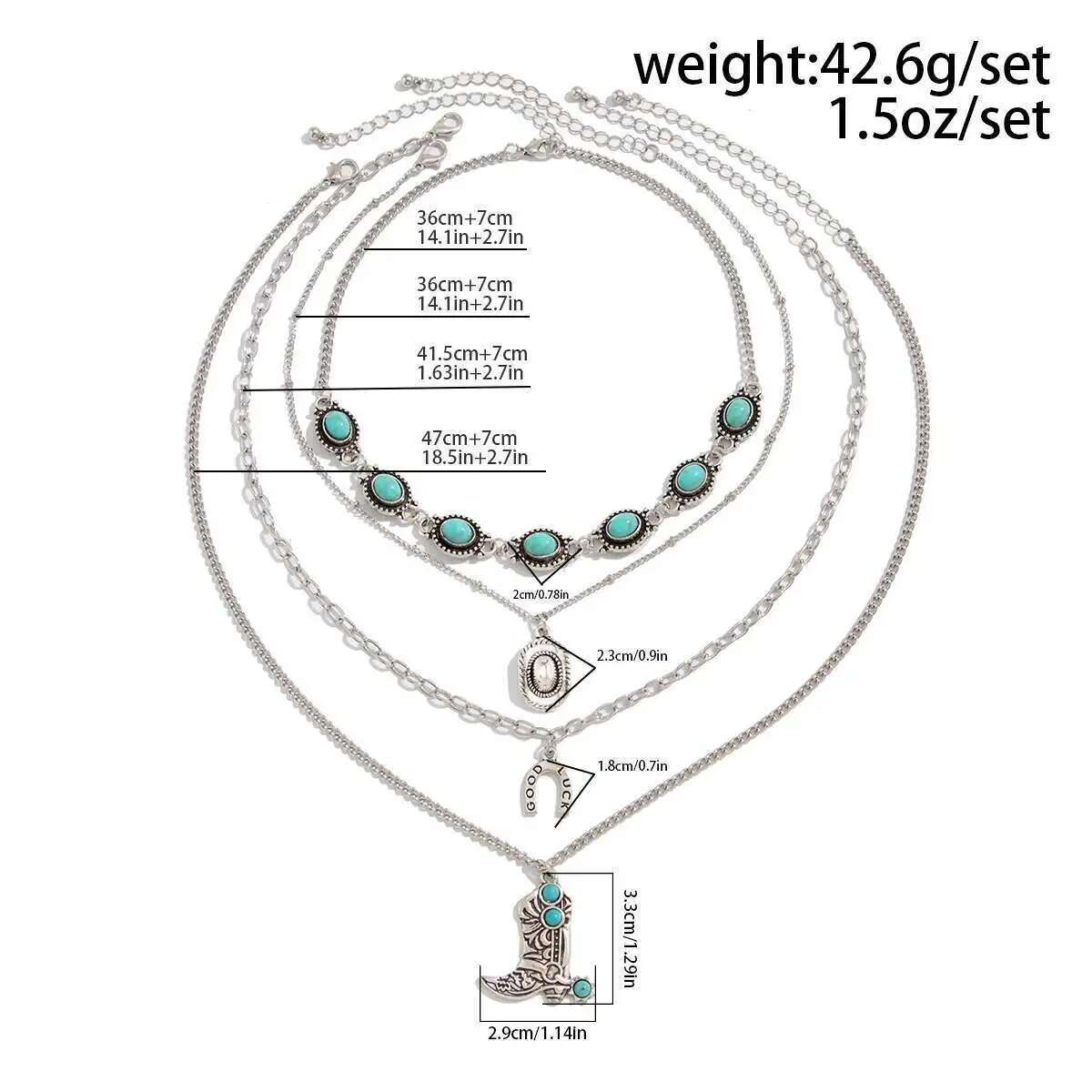 Ingemark 4 Buah/Set Kalung Ran - Ethnic Fashion Trends 2025 ulasan dan harga