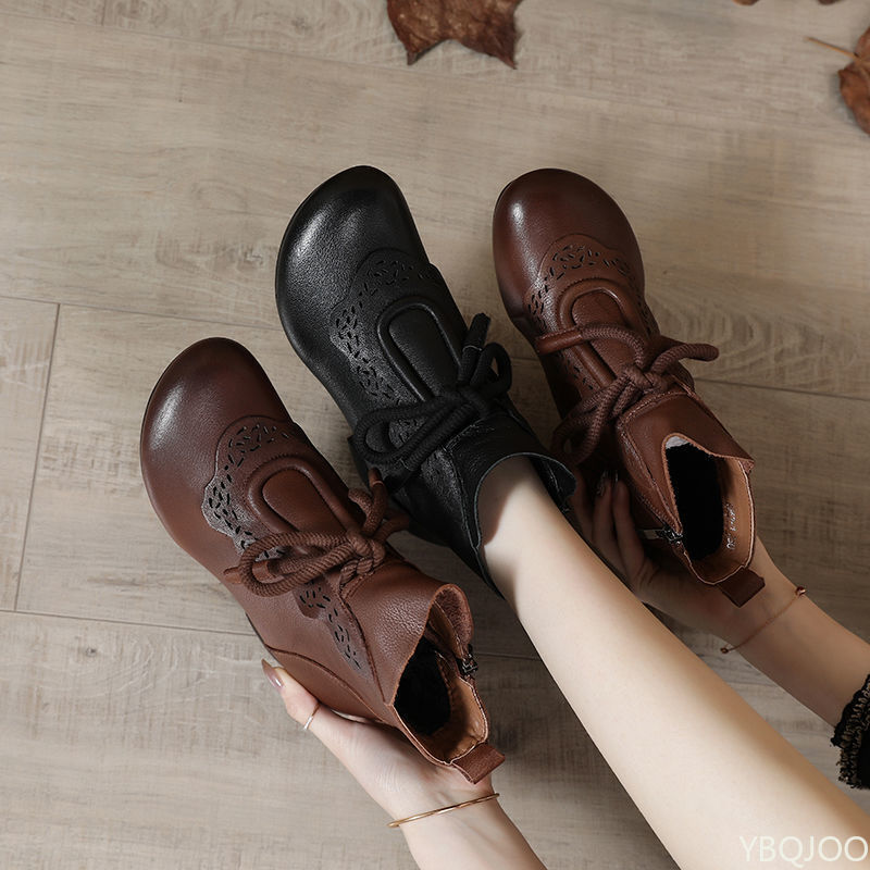 Sepatu Bot Wanita Musim Gugur  - Ethnic Fabric ulasan dan harga