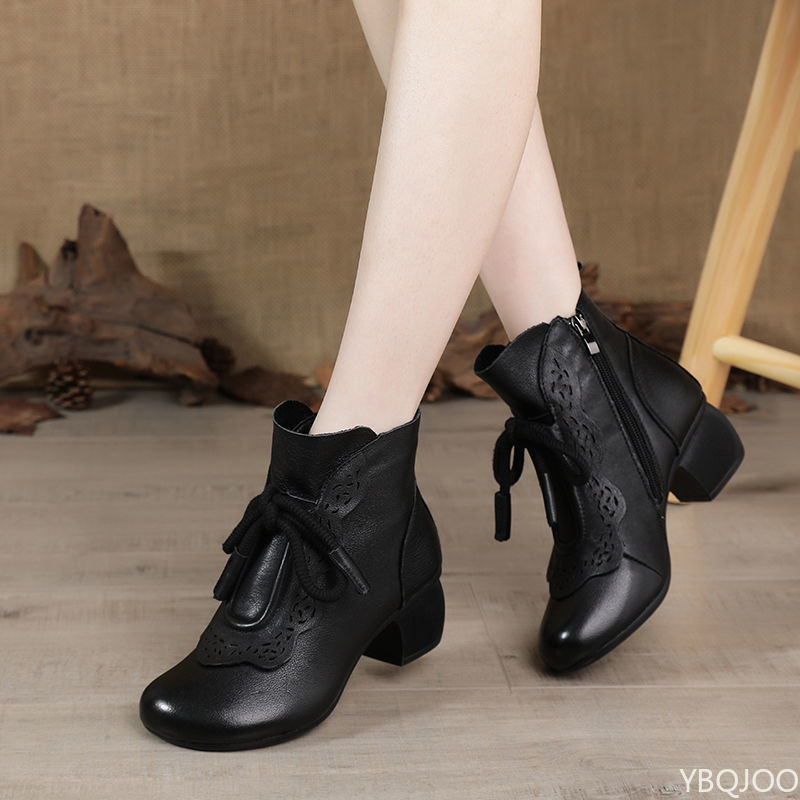 Sepatu Bot Wanita Musim Gugur  - Ethnic Fabric ulasan dan harga
