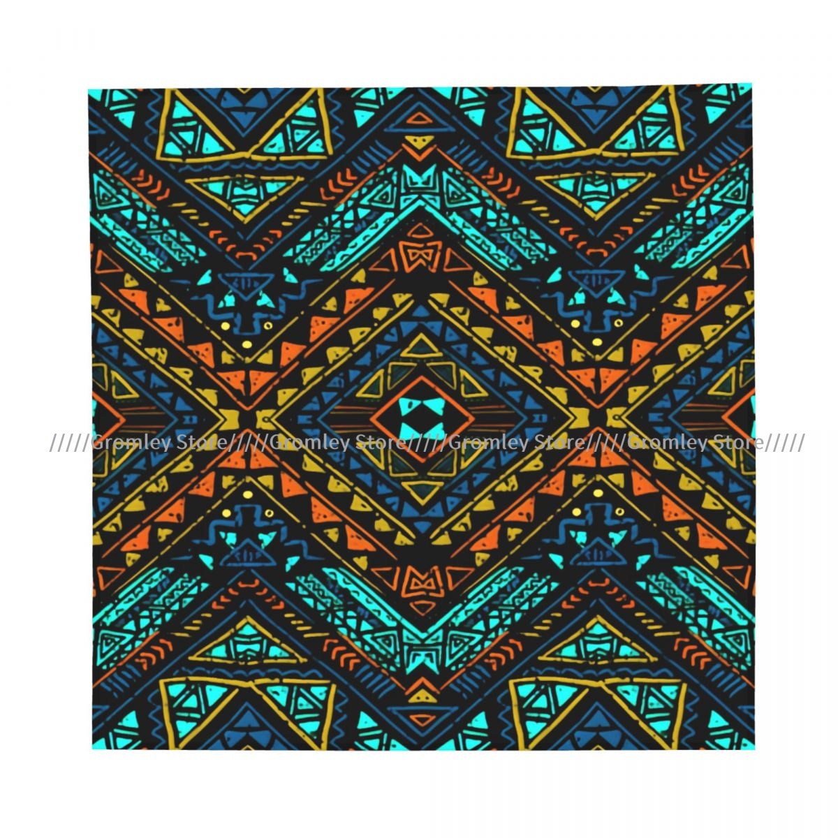 Syal Persegi Etnis Aztec Gaya  - Ethnic Chic Fashion ulasan dan harga