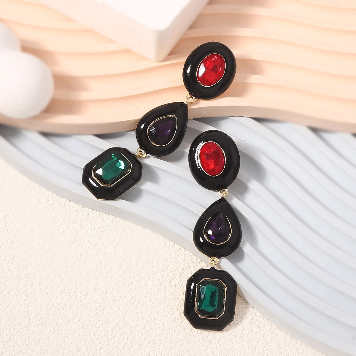 Anting-anting tetesan air mata - Ethnic Chic Fashion ulasan dan harga