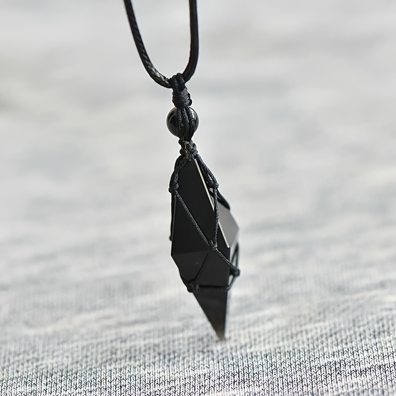 Kalung Liontin Kristal Ujung P - Fashion Show Ethnic Wear ulasan dan harga