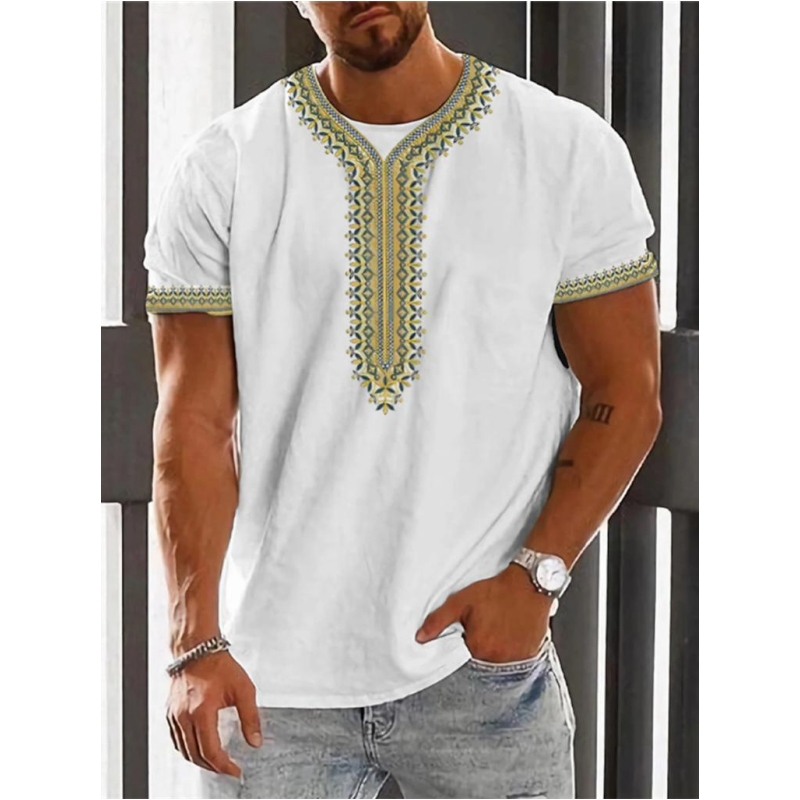Kaus Grafis Etnik Antik Tren 2 - Ethnic Fashion Trends 2025 ulasan dan harga