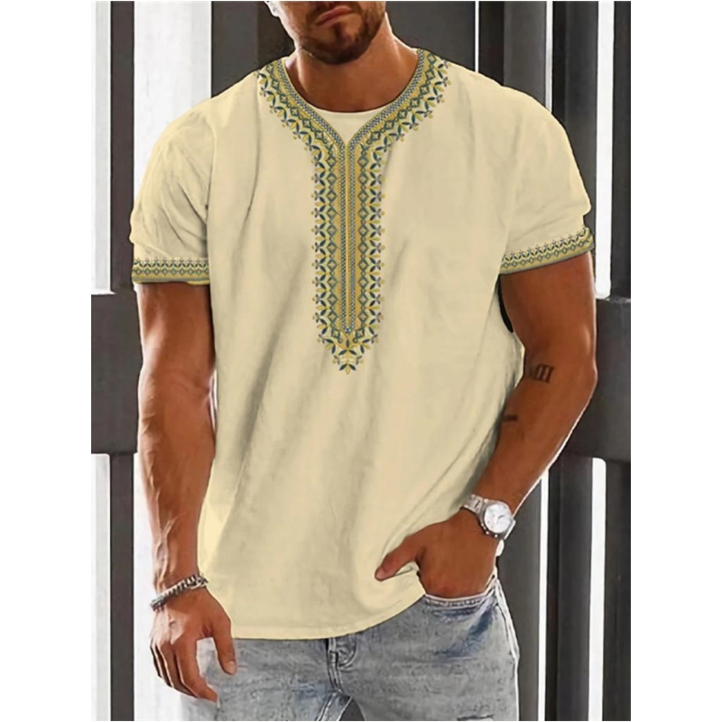 Kaus Grafis Etnik Antik Tren 2 - Ethnic Fashion Trends 2025 ulasan dan harga